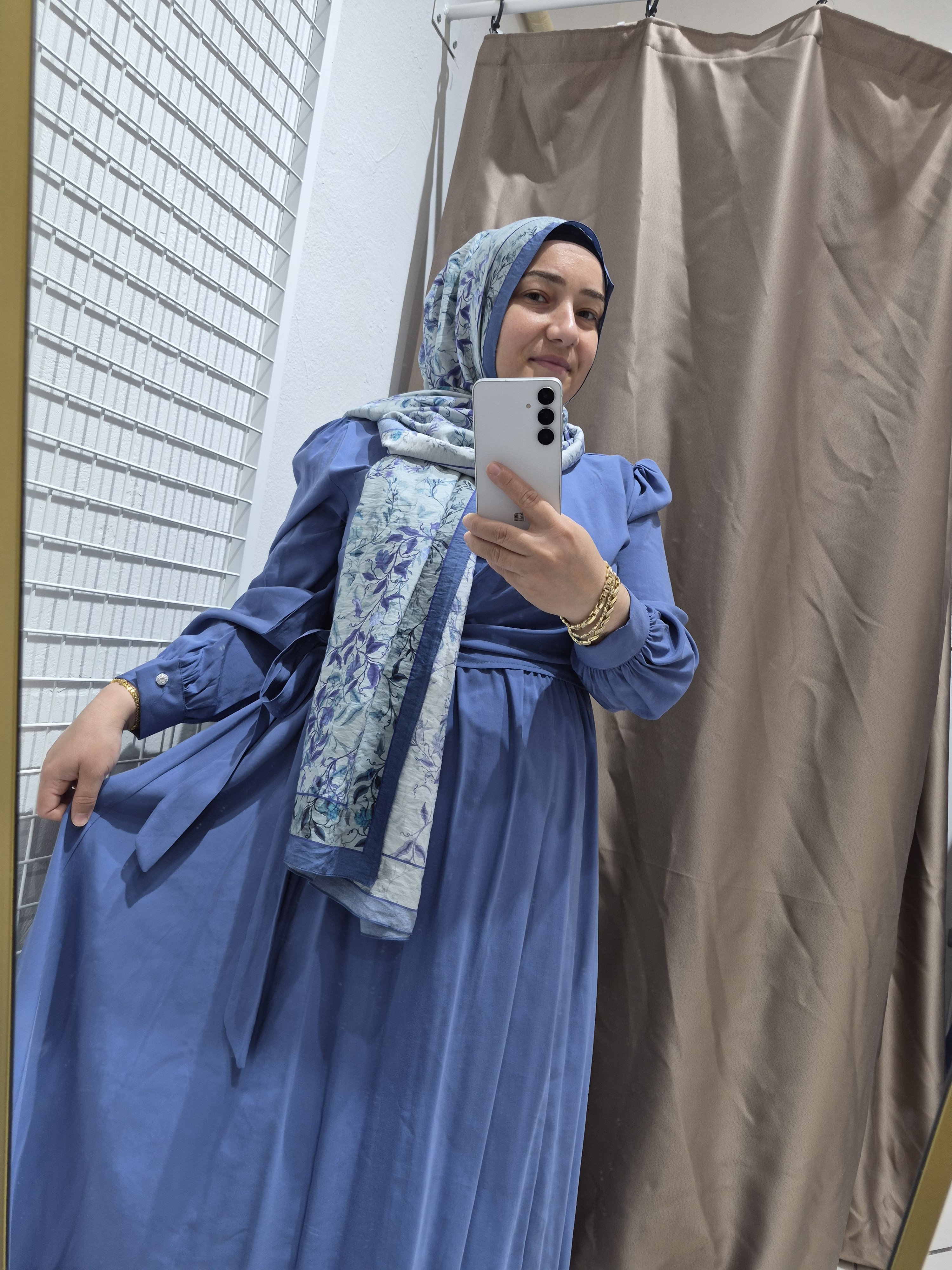 yandan bağlamalı elbise
